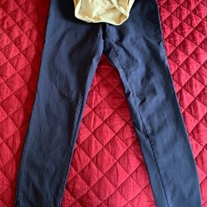 Navy, skinny fit, maternity pants